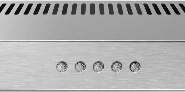 Streamline 36 in. Longhena Convertible Undermount Range Hood in Brushed Stainless Steel with Mesh Filters, Push Button Control, LED Light - Image 2