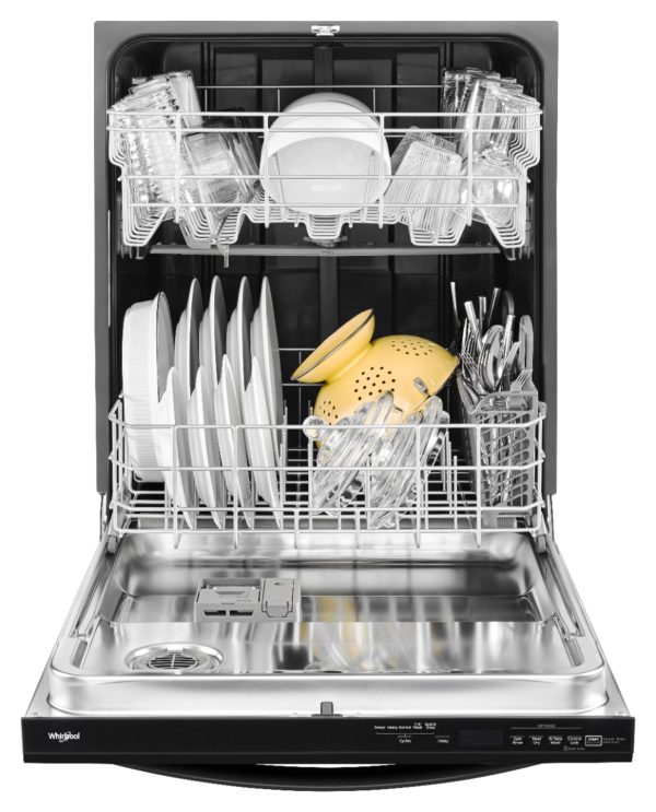 Whirlpool - 24" Built-In Dishwasher - Black - Image 4