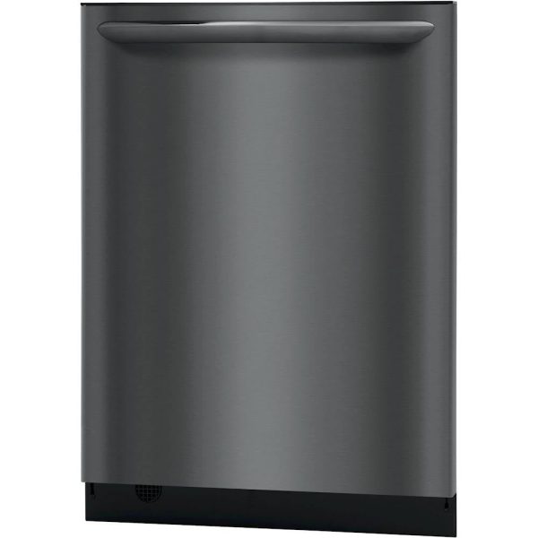 Frigidaire - Gallery 24" Compact Top Control Built-In Dishwasher with 49 dBa - Black stainless steel - Image 2