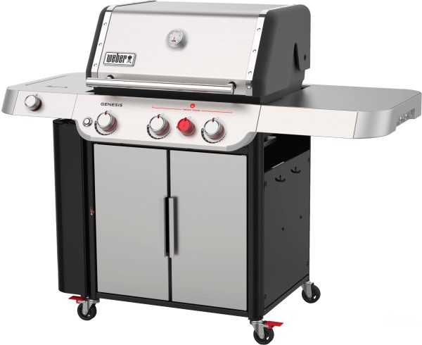 Weber - Genesis S-335 Propane Gas Grill - Stainless Steel - Image 2