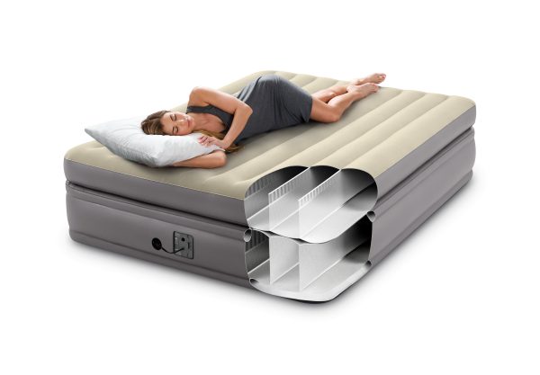 Intex -Queen Comfort Elevated Fiber-Tech Airbed - Image 6