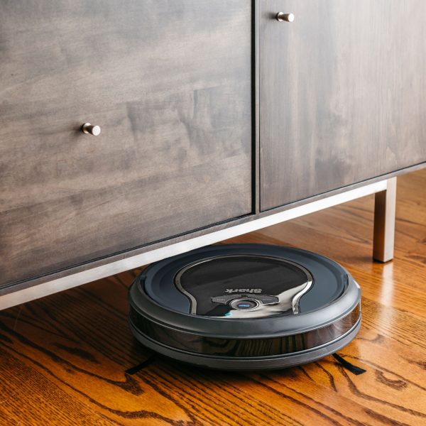 Shark - ION Robot RV761, Wi-Fi Connected, Robot Vacuum with Multi-Surface Cleaning - Black/Navy Blue - Image 3