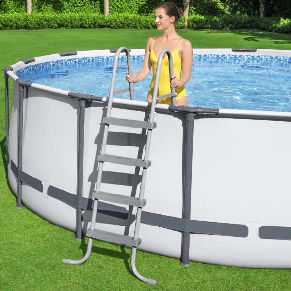 Bestway Steel Pro MAX 14' x 48" Round Above Ground Swimming Pool Set - Image 4