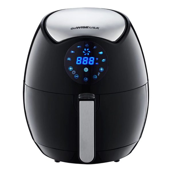 GoWISE USA GW22621 4th Generation Electric Air Fryer, Black, 3.7 QT, 1400W NEW - Image 2