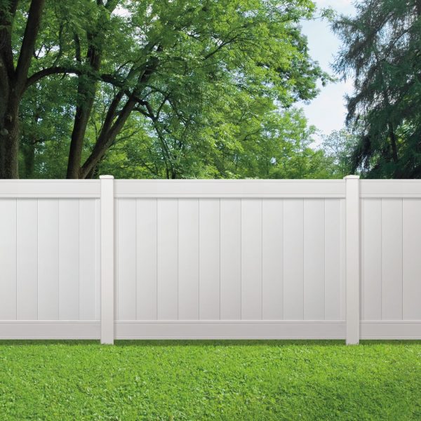 Outdoor Essentials Pro Series 4x6 Lakewood White Vinyl Privacy Fence Panel - Image 6