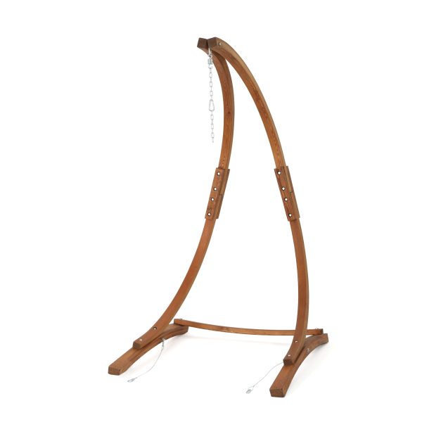 Gina Outdoor Wood Hammock Chair Stand