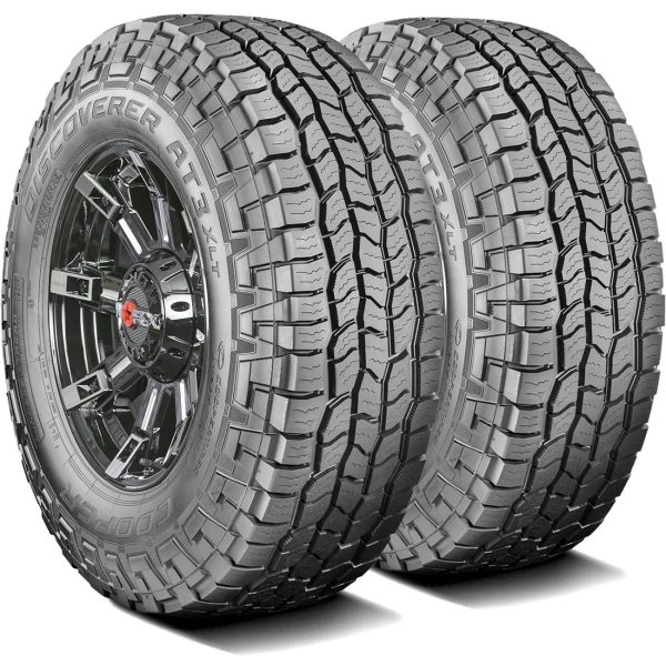 Pair of 2 (TWO) Cooper Discoverer AT3 XLT LT 315/70R17 Load E 10 Ply AT A/T All Terrain Tires Fits: 2017-22 Ford F-150 Raptor, 2003-09 Hummer H2 Base