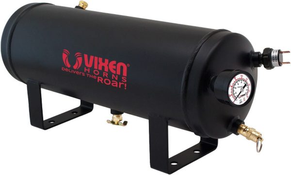 Vixen Horns 12V Air Compressor with Tank 1.5 Gallon - 150 PSI Working Pressure Onboard Air System for Train Horns/Inflating Tires, VXO8315 - Image 2