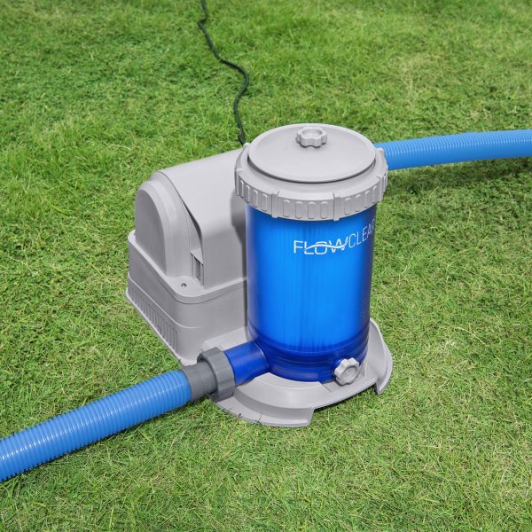 Bestway Flowclear Transparent Filter Above Ground Pool Pump 2500 GPH (Open Box) - Image 10