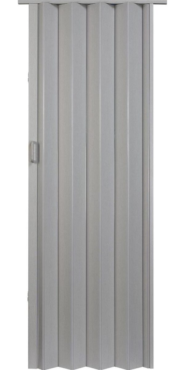 Spectrum Homestyle Oakmont Pvc Folding Door Fits 36 Wide X 80 High Dove Grey Color - Image 2