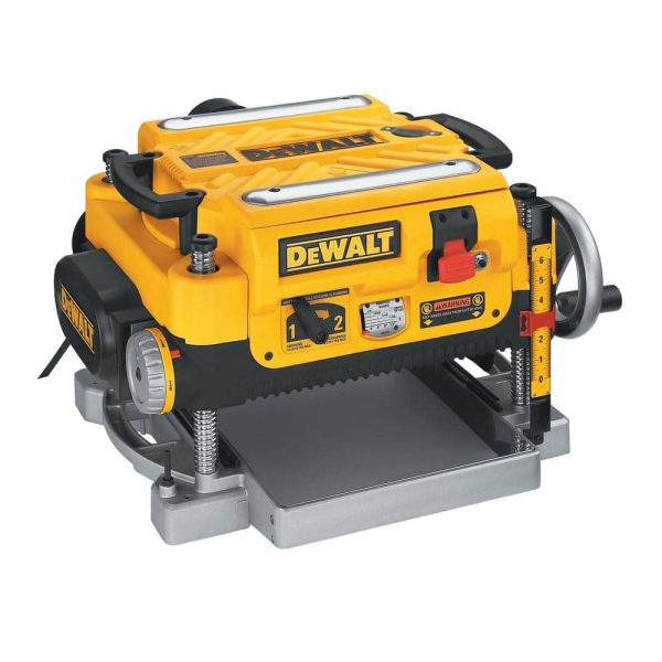 15 Amp 13 in. Corded Heavy-Duty Thickness Planer, (3) Knives, In/Out Feed Tables, and Mobile Thickness Planer Stand DW735XW7350 - Image 11