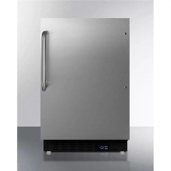 Summit ALFZ37BCSS 20 in. Built-In All-Freezer, Stainless Steel - 25 in.