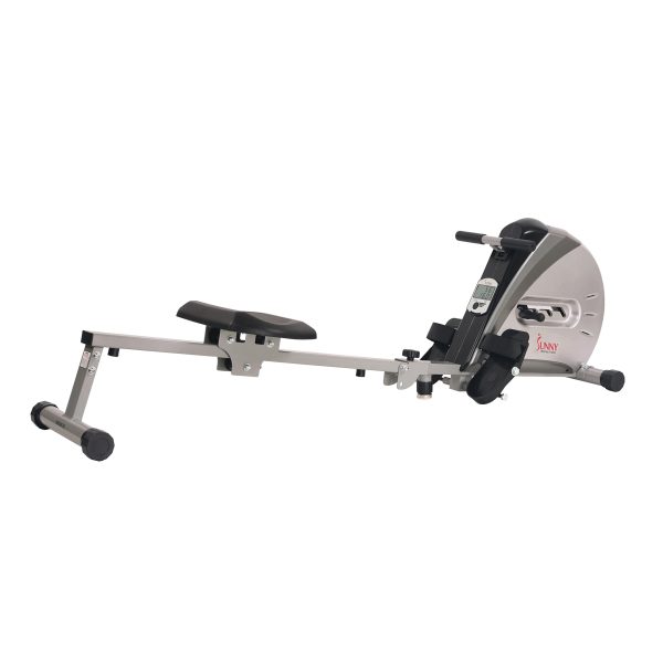 Sunny Health & Fitness Elastic Cord Rowing Machine Rower with LCD Monitor for Full Body Gym Workouts at Home Exercise, SF-RW5606 - Image 8