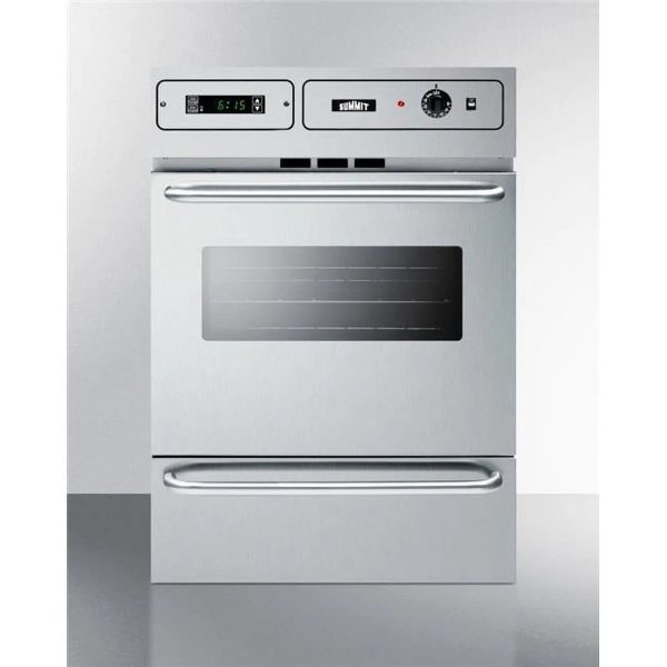 24 in. Single Gas Wall Oven - Stainless Steel