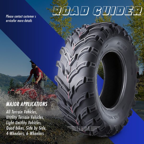 Roadguider ATV/UTV Tires 25x8-12 25X8X12 6PR 10272�� Set 2 - Image 7