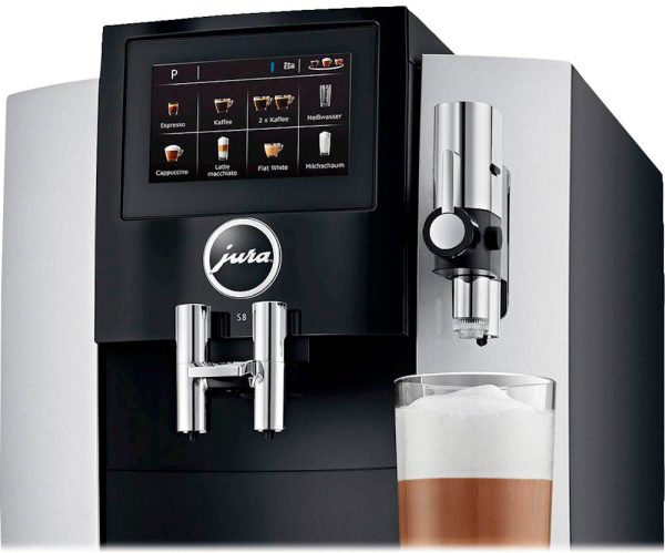 Jura - S8 Espresso Machine with 15 bars of pressure and Milk Frother - Moonlight Silver - Image 7