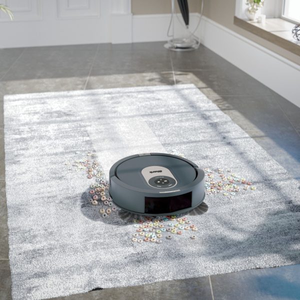 Shark - AI Robot Vacuum RV2001 with Self Cleaning Brushroll, Object Detection, Wi Fi - Gray - Image 6