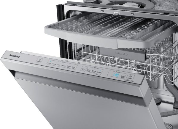 Samsung - StormWash 24" Top Control Built-In Dishwasher with AutoRelease Dry, 3rd Rack, 42 dBA - Stainless steel - Image 19