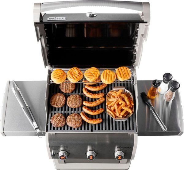 Weber - Spirit E-310 3-Burner Propane Gas Grill - Black - Image 5