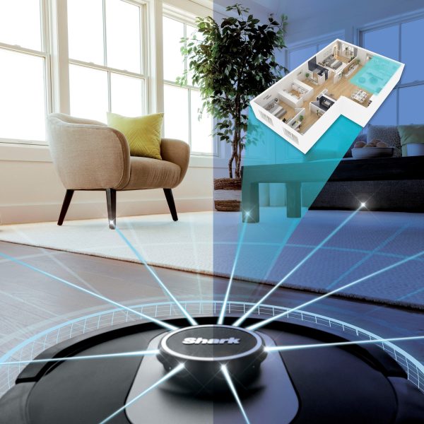 Shark - AI Ultra Robot Vacuum RV2502AE with XL HEPA Self-Empty Base, LIDAR Navigation, Wi-Fi Connected - Black - Image 5