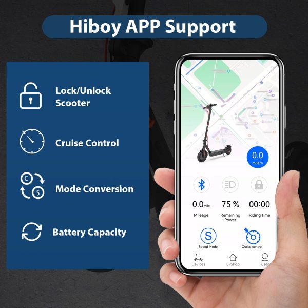 Hiboy Upgraded Electric Escooter Foldable - Image 3