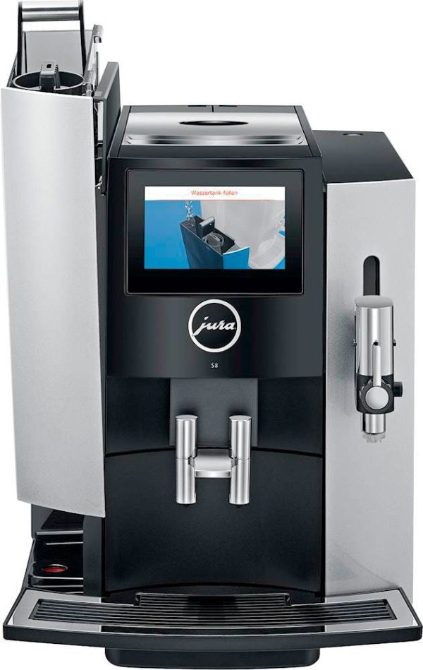 Jura - S8 Espresso Machine with 15 bars of pressure and Milk Frother - Moonlight Silver - Image 5