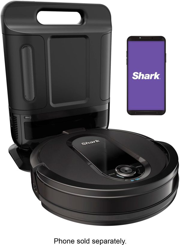 Shark - IQ Robot Self-Empty XL UR1005AE, Robot Vacuum, IQ Navigation, Wi‐Fi - Black - Image 2