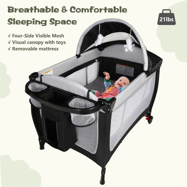 Kinder King Portable Bassinet Adjustable - Image 4