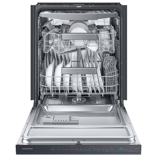 Samsung - Smart BESPOKE Linear Wash 39dBA Dishwasher - Navy steel - Image 5