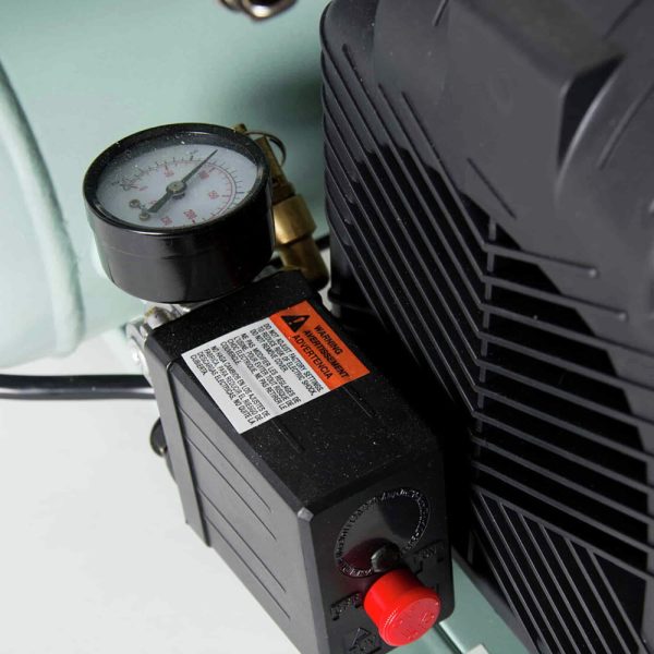 Hitachi 4 Gallon Portable Twin Stack Air Compressor - Image 5