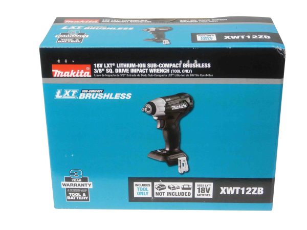 Makita XWT12ZB 18-Volt LXT Lithium-Ion Sub-Compact Impact Wrench - Bare Tool - Image 6