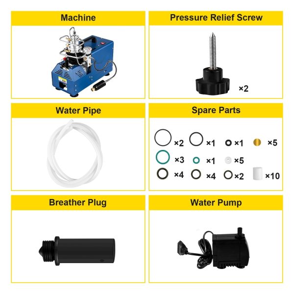 BENTISM High Pressure Compressor 4500PSI Air Rifle Compressor 110V for Paintball - Image 9