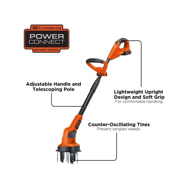 Black+Decker Lgc120 - 20V Max Lithium Garden Cultivator - Image 9