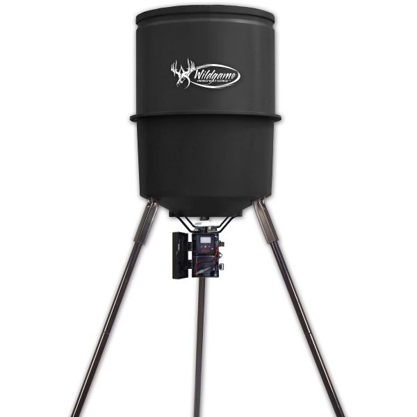 Wildgame Innovations Sports and Outdoors Quick Set Game Feeder， 30-Gal