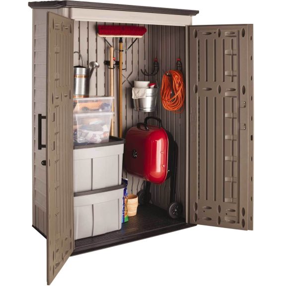 Rubbermaid Large Vertical 52 Cu.Ft. Outdoor Storage Building Shed - Image 2