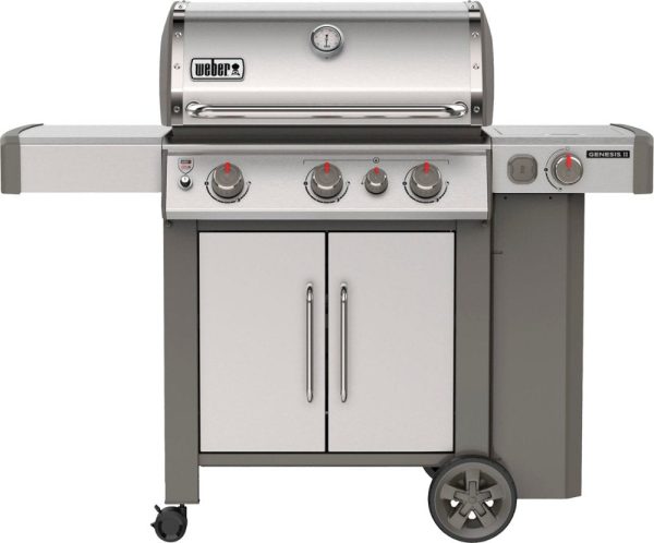 Weber - Genesis II S-335 3-Burner Propane Gas Grill - Stainless Steel