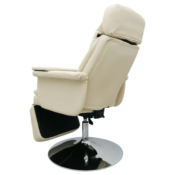 INTBUYING Facial Beauty SPA Salon Chair for Beauty Home Office Pneumatic Load 440LB 360Degree Rotation White - Image 4