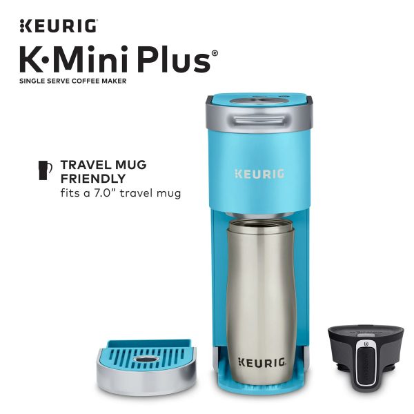 Keurig K-Mini Plus Single Serve K-Cup Pod Coffee Maker， Cool Aqua💝 Last Day For Clearance - Image 6