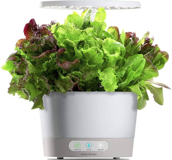 AeroGarden Harvest 360 â Indoor Garden with LED Grow Light, Round, Compact Design, White - Image 9