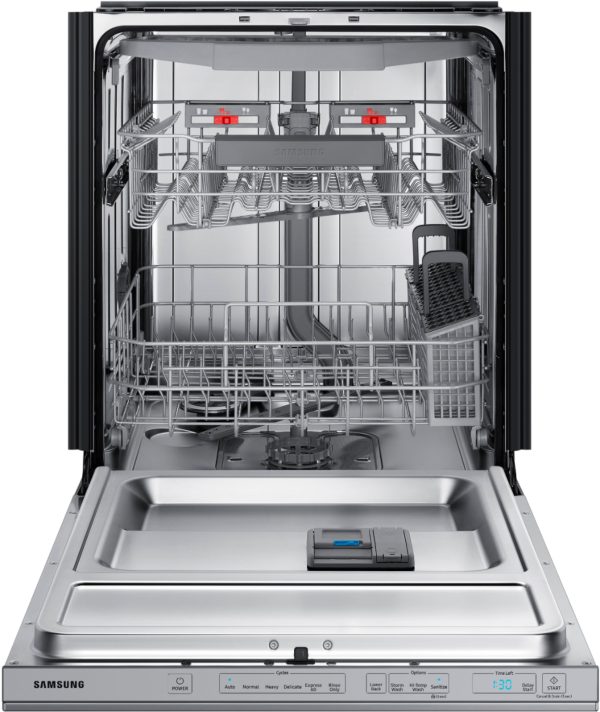 Samsung - StormWash 24" Top Control Built-In Dishwasher with AutoRelease Dry, 3rd Rack, 42 dBA - Stainless steel - Image 20