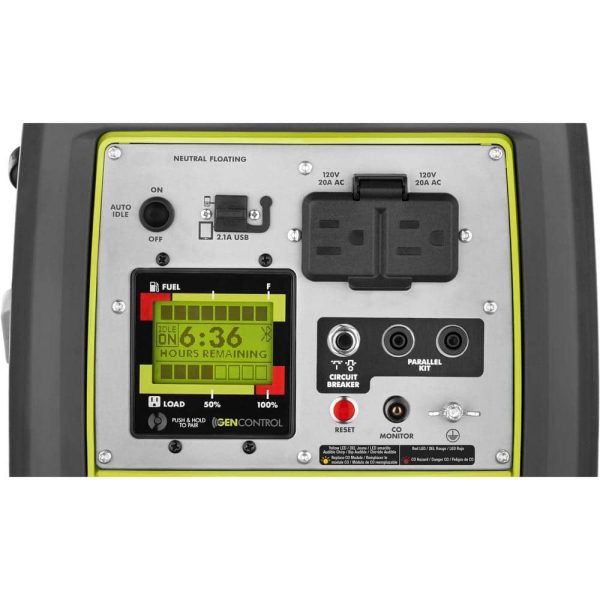 💥RYOBI 2,300-Watt Recoil Start Bluetooth Super Quiet Gasoline Powered Digital Inverter Generator with CO Shutdown Sensor RYi2322 - Image 6