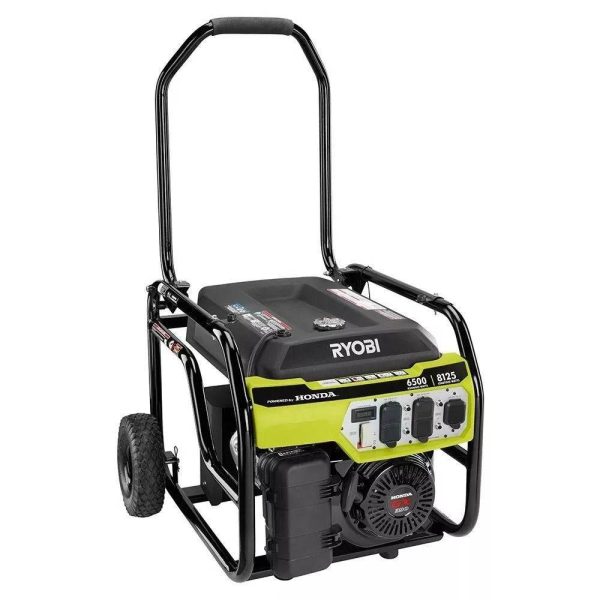 6,500-Watt Gasoline Powered Portable Generator with Honda GX390 Engine - Image 2