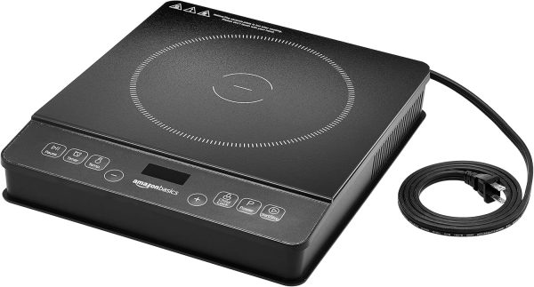 1800W Portable Induction Cooktop Burner, medium, Black - Image 2