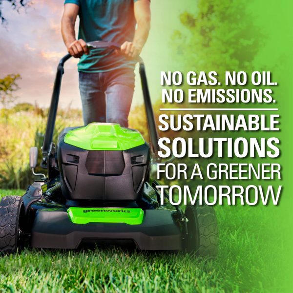 80V Cordless 21" Self-Propelled Brushless Lawn Mower | Greenworks - Image 5