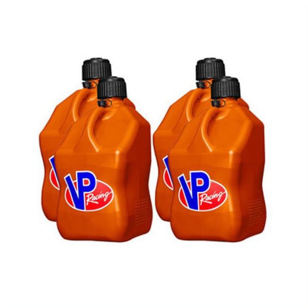 VP Fuel Containers VPF3572-CA-CASE 5.5 gal Motorsports Square Jug, Orange - Case of 4