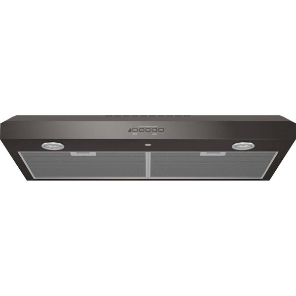 GE - 30" Convertible Range Hood - Black stainless steel - Image 2