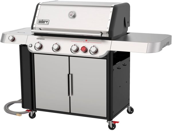 Weber - Genesis S-435 Natural Gas Grill - Stainless Steel