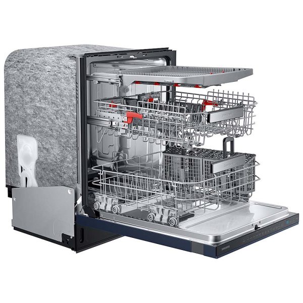 Samsung - Smart BESPOKE Linear Wash 39dBA Dishwasher - Navy steel - Image 7