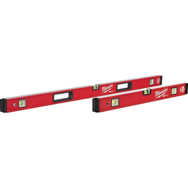 10 in. /24 in. /48 in. /78 in. REDSTICK Magnetic Box and Torpedo Level Set MLBXCM78 - Image 6