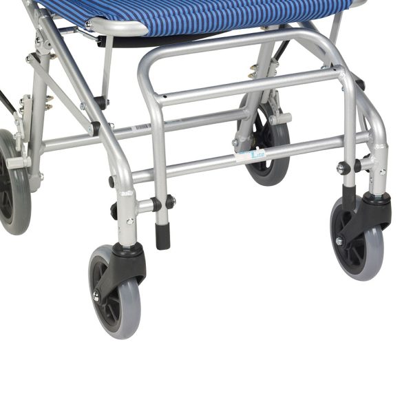 Drive Medical SL18 Super Light Foldable Wheeled Transport Chair with Carry Bag - Image 5